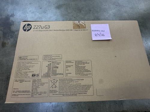 Brand new z27u qhd - brand, hp